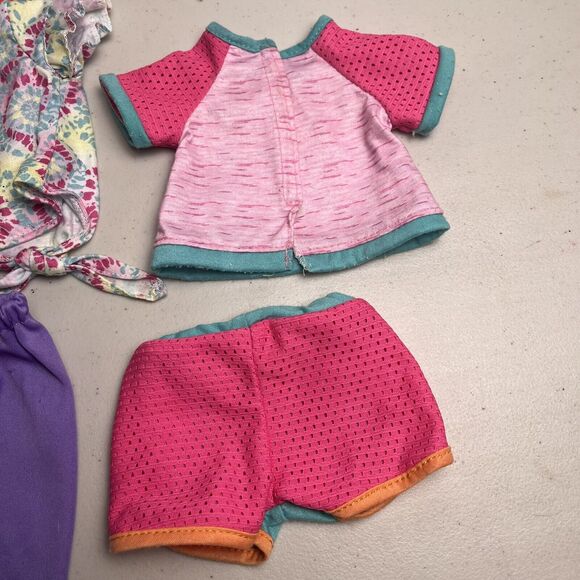 Doll Clothing Outfits for 18" Lot Pants, Shirts, Shorts, Cat Sleep Mask 7 Pieces - Picture 10 of 11